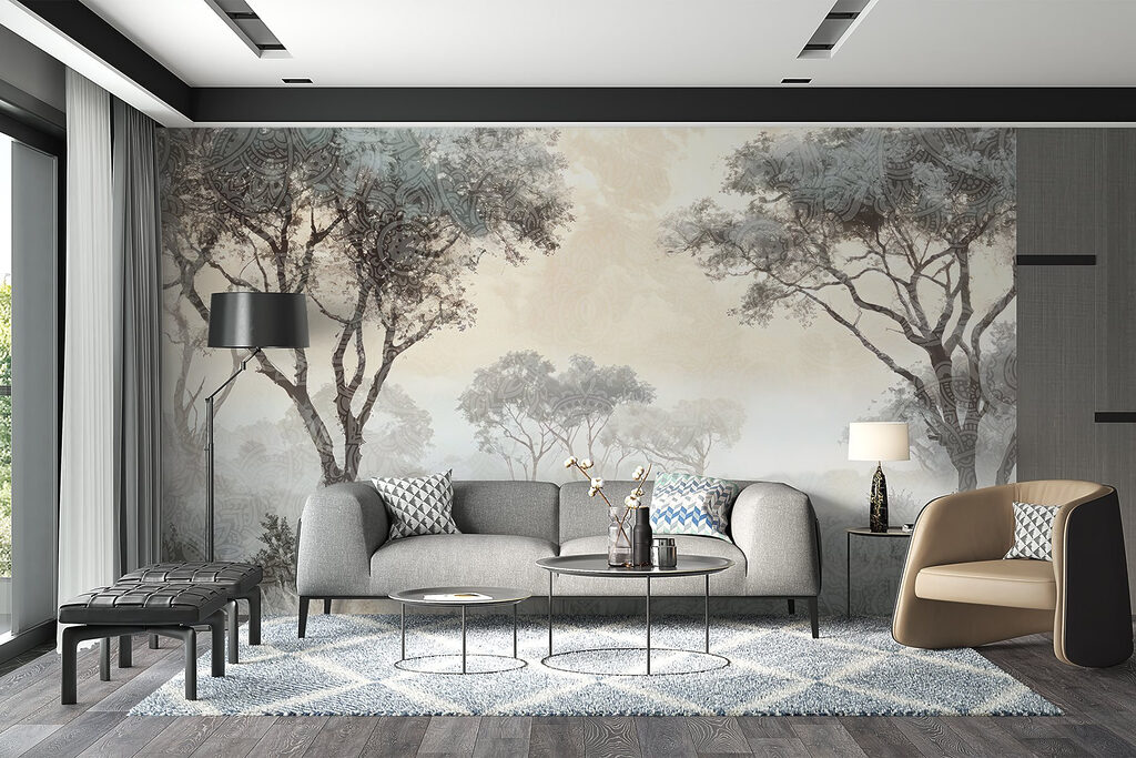 Copas altas sobre prado — interior 5
