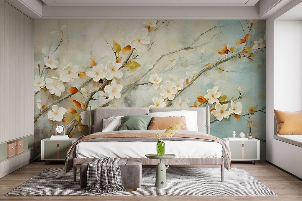 Ramos finos, luz suave — interior 2