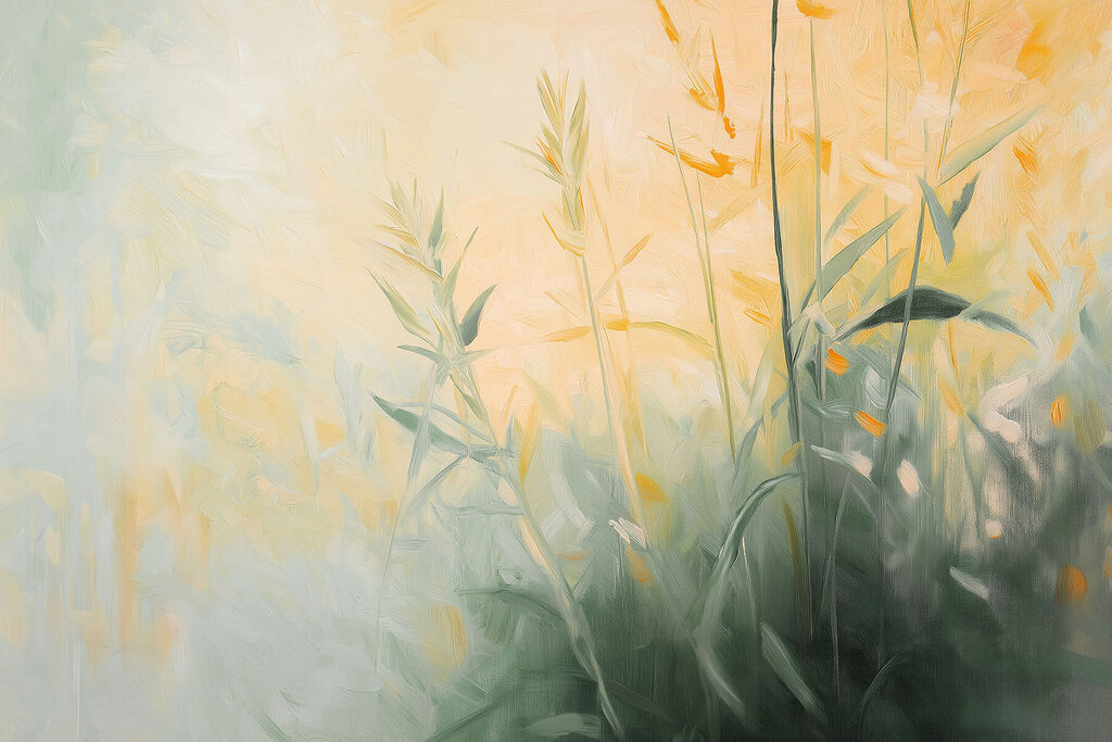 Hastes amarelas sobre verde — design completo