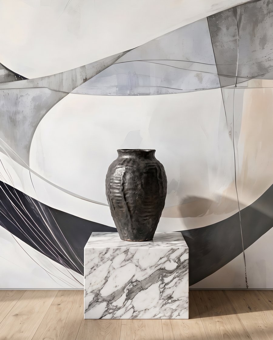 Arcos sobre planos transparentes — detalhe