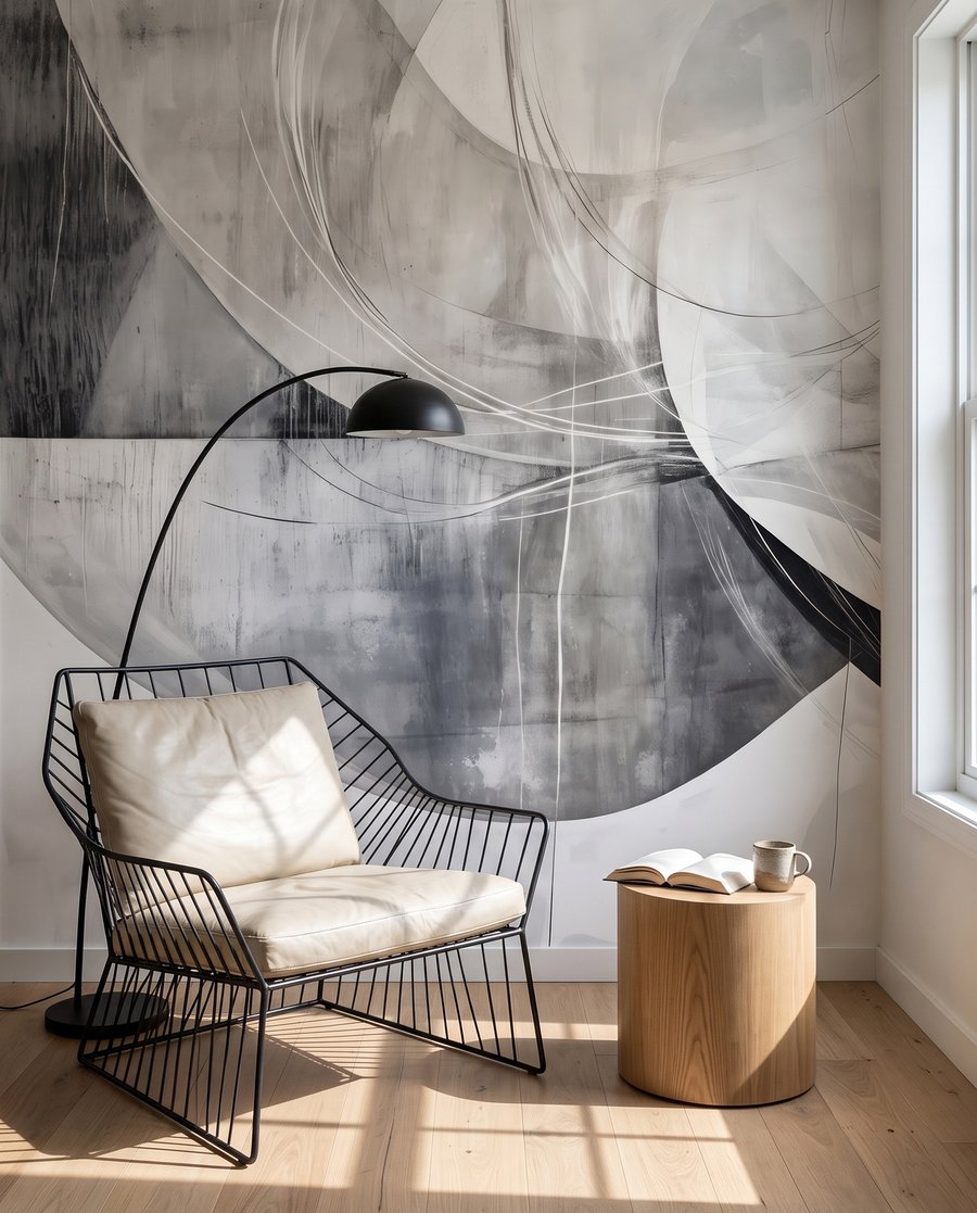 Arcos sobre planos transparentes — interior 3