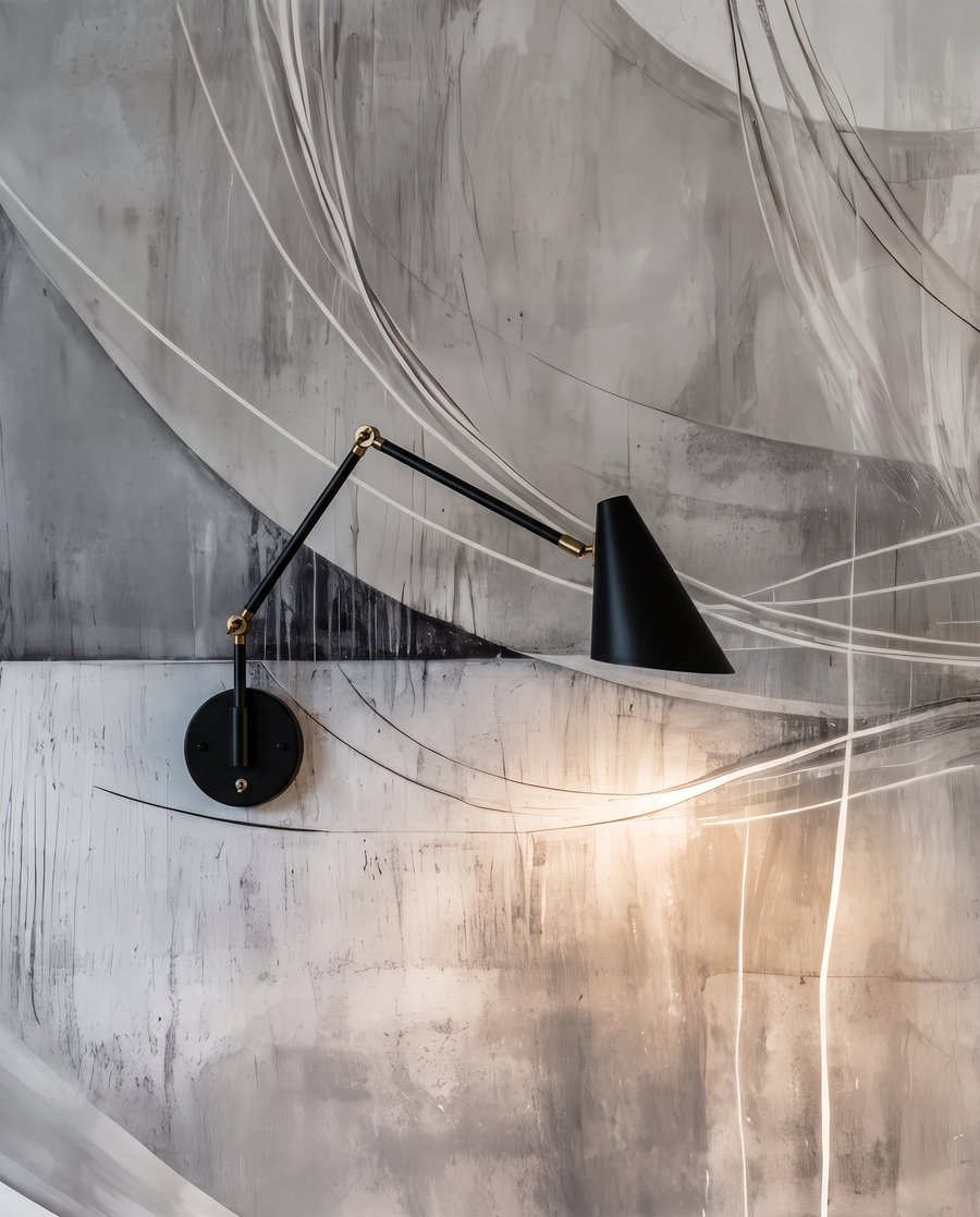 Arcos sobre planos transparentes — detalhe