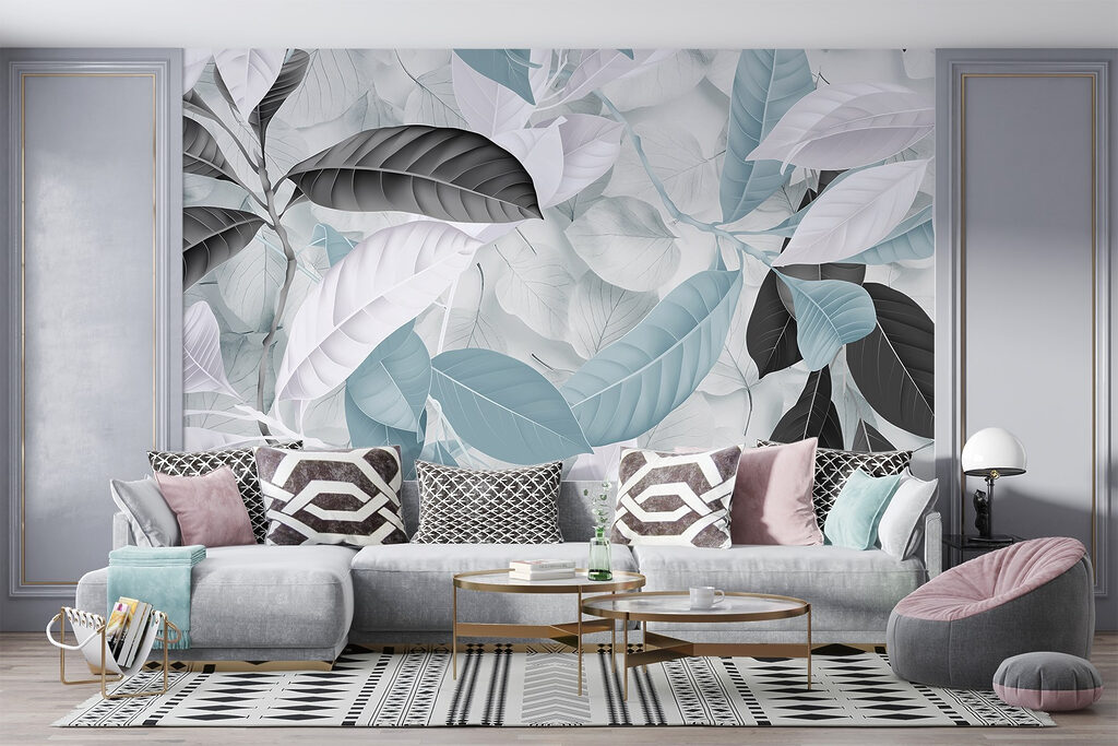 Folhas grandes sobrepostas — interior 4