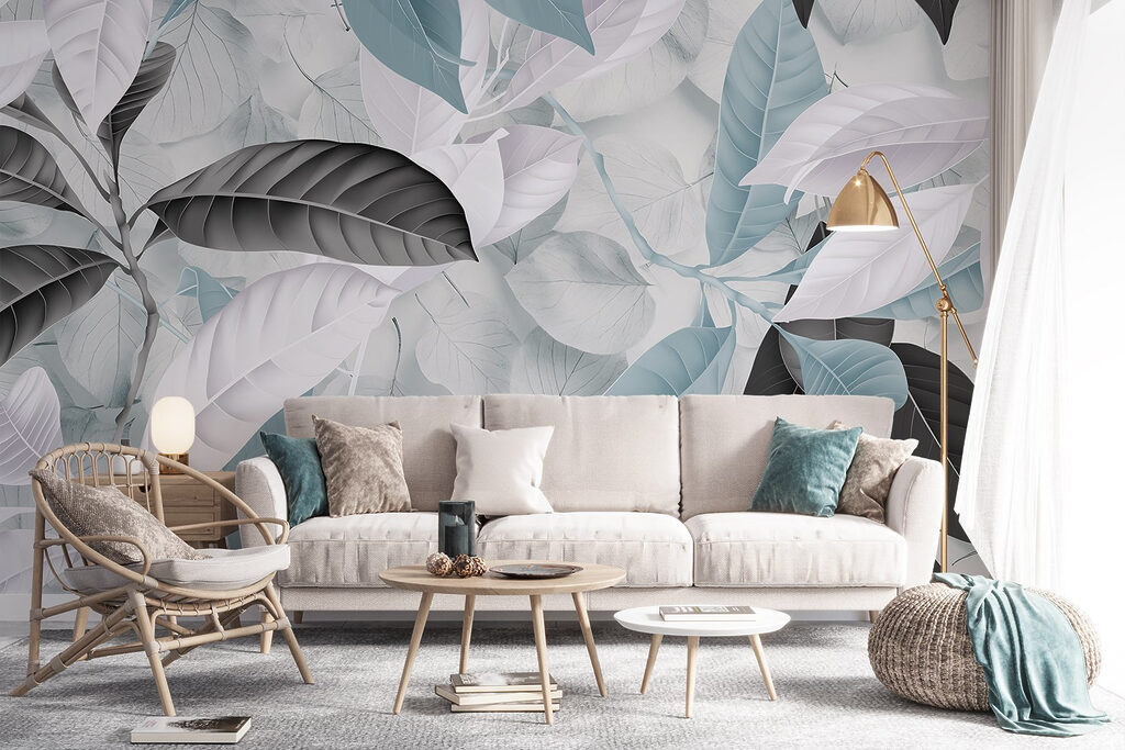 Folhas grandes sobrepostas — interior 5