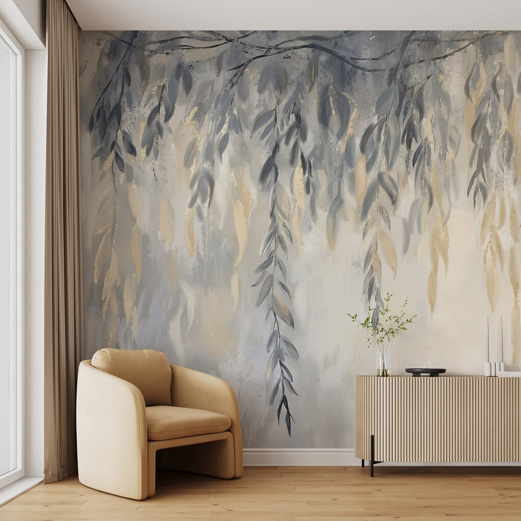 Ramos suspensos com sombras — interior 4