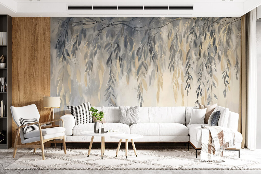 Ramos suspensos com sombras — interior 5