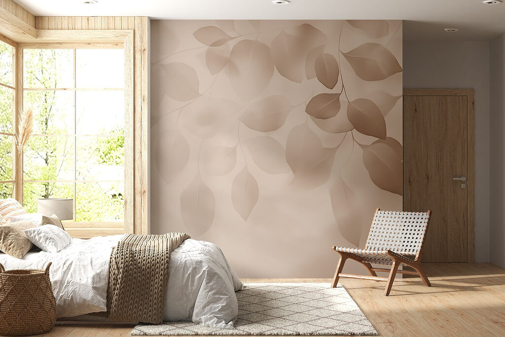 Folhas em véus claros — interior 2