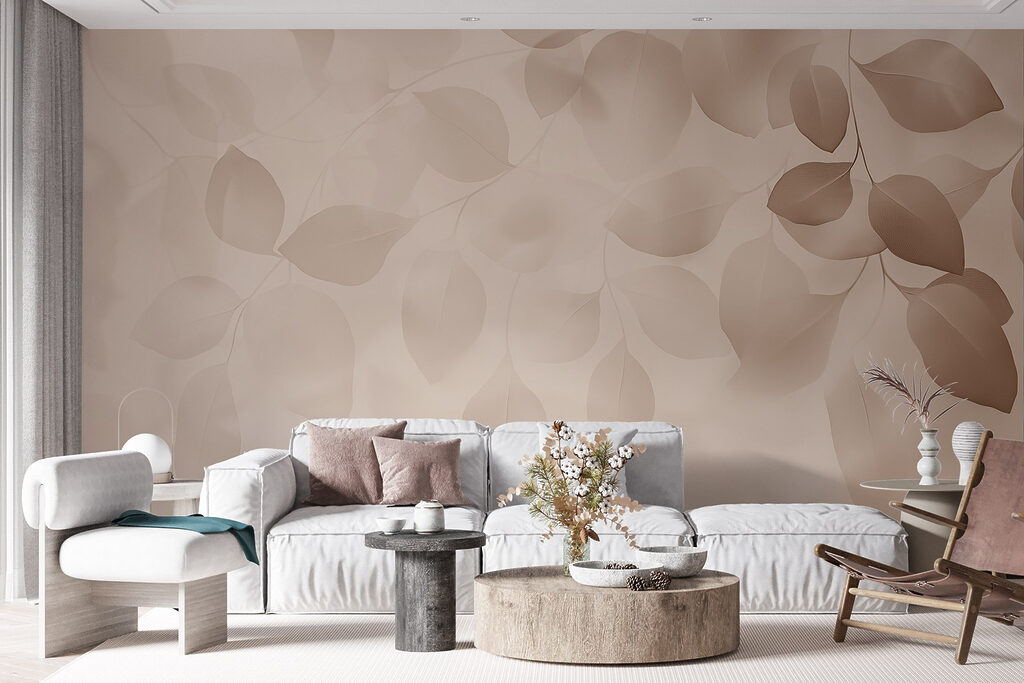 Folhas em véus claros — interior 4