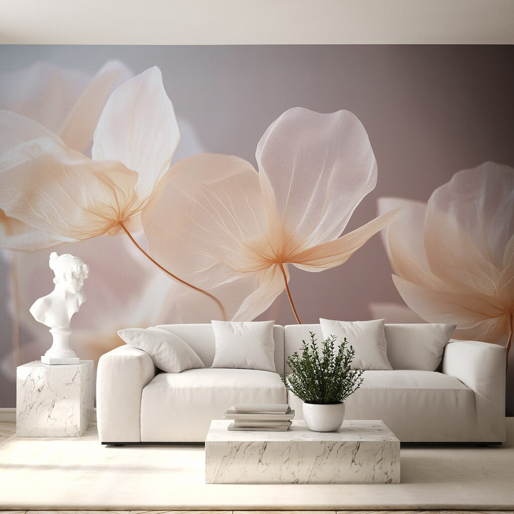 Flores creme suaves — interior 3