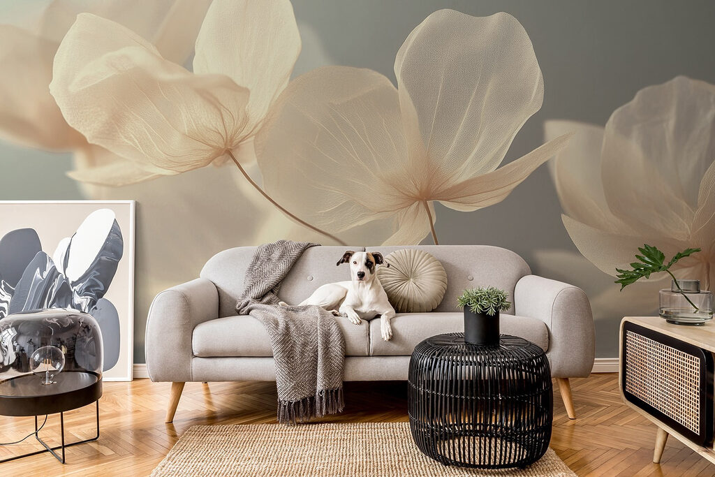 Flores creme suaves — interior 2