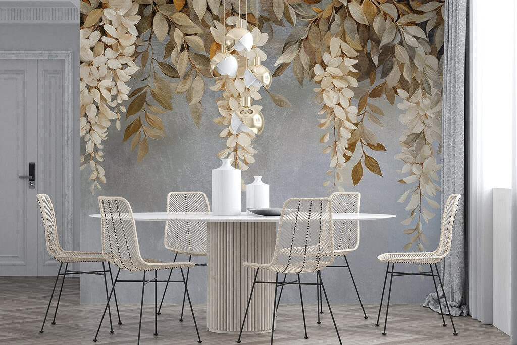 Flores brancas penduradas — interior 6