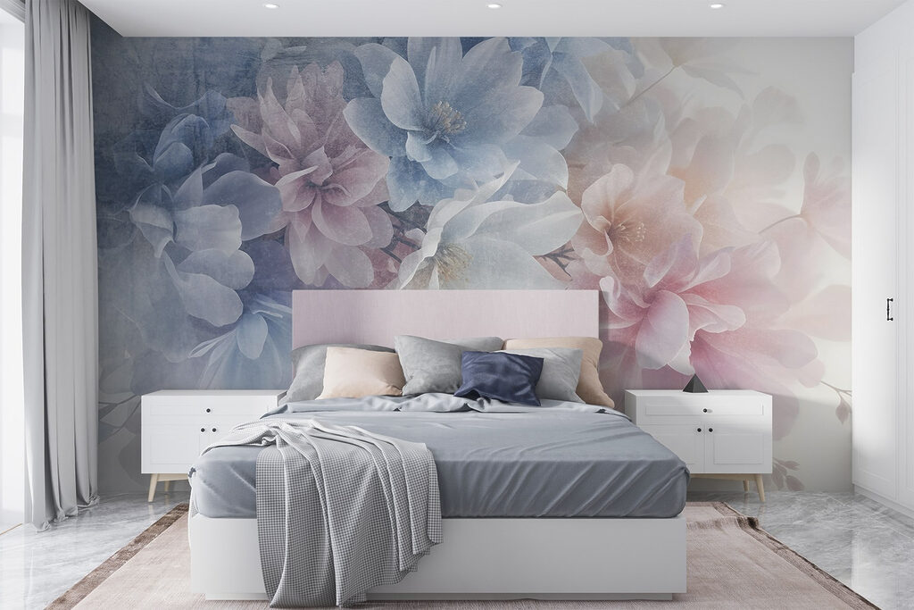 Flores pastel em nuvem — interior 3