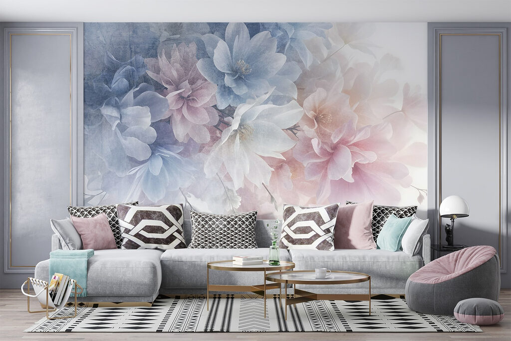 Flores pastel em nuvem — interior 5