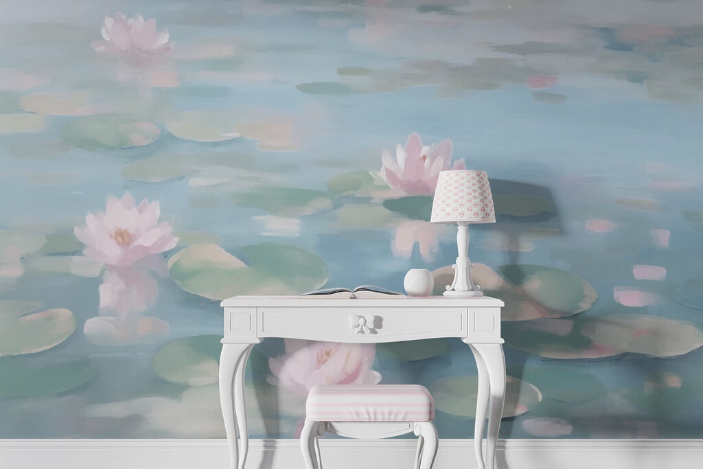 Nenúfares cor-de-rosa — interior 1