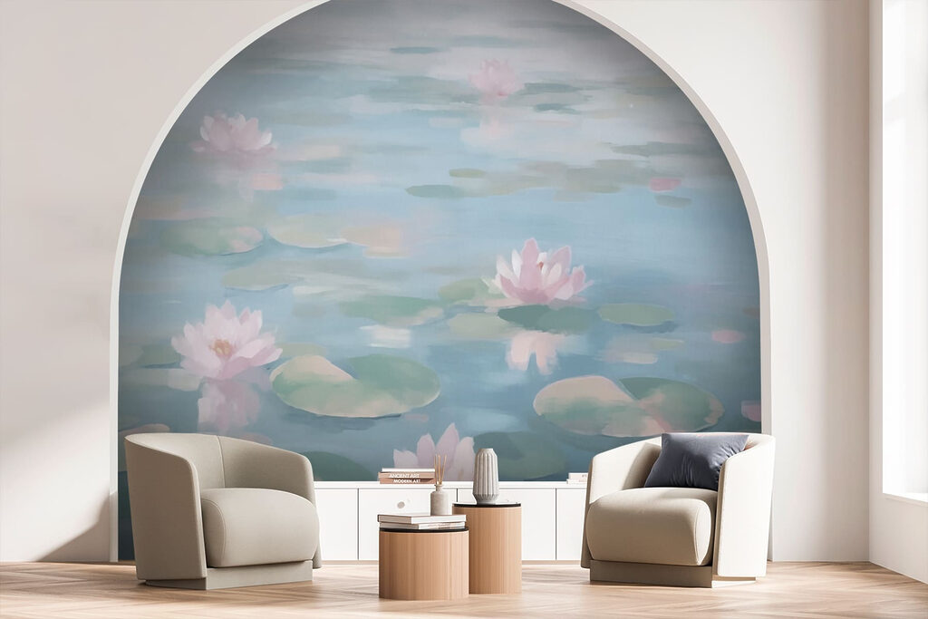 Nenúfares cor-de-rosa — interior 2