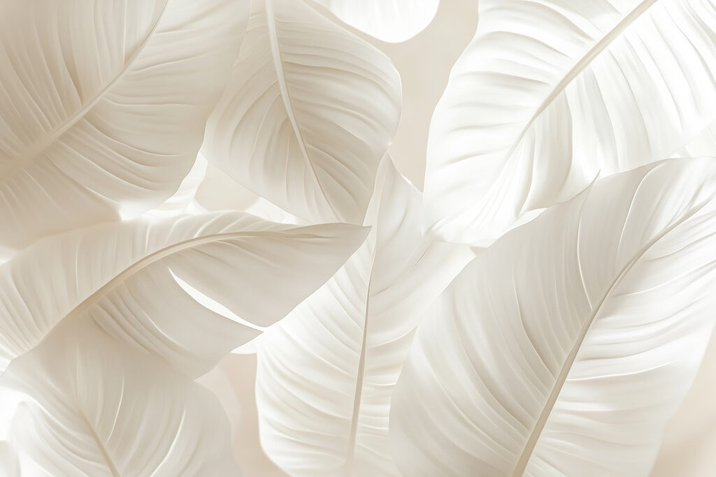 Folhas brancas em dobras — design completo
