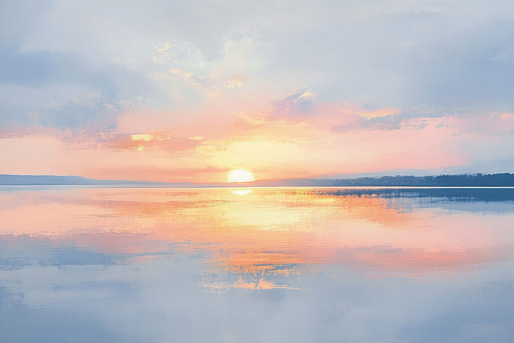 Sol do entardecer — design completo