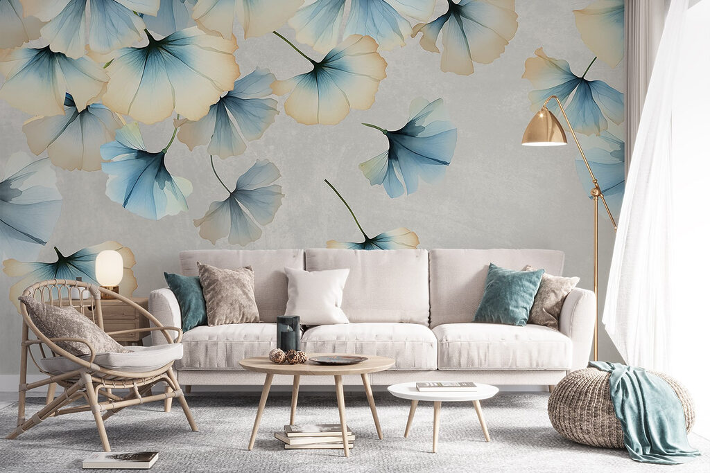 Folhas de ginkgo azuis — interior 6
