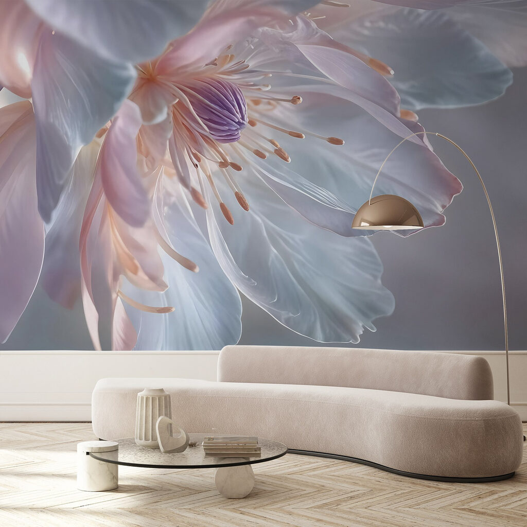 Flor com brilho perolado — interior 6