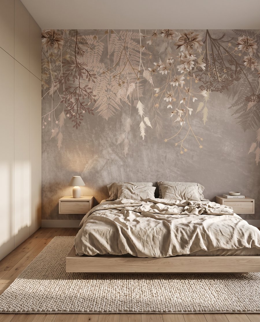 Flores cor-de-rosa pendentes — interior 2