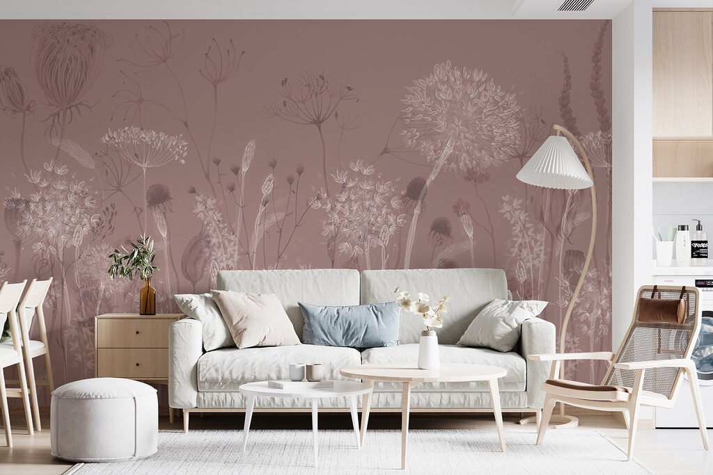 Gramíneas e umbelas redondas — interior 2