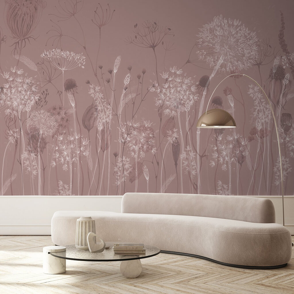 Gramíneas e umbelas redondas — interior 3