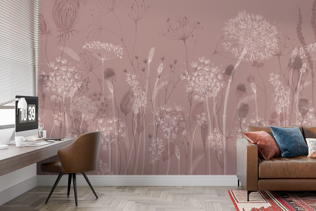 Gramíneas e umbelas redondas — interior 4