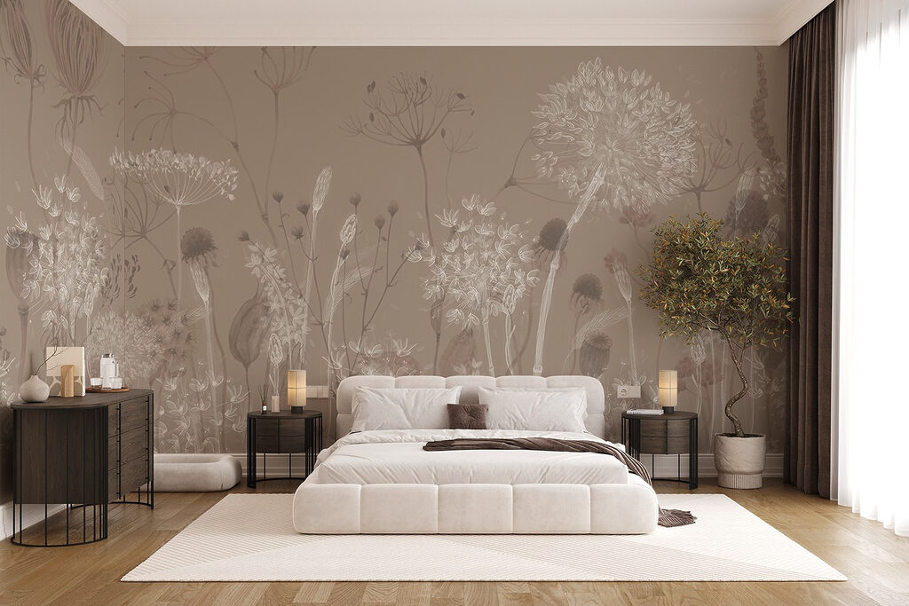 Gramíneas e umbelas redondas — interior 1