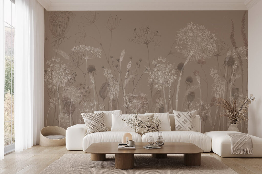 Gramíneas e umbelas redondas — interior 3