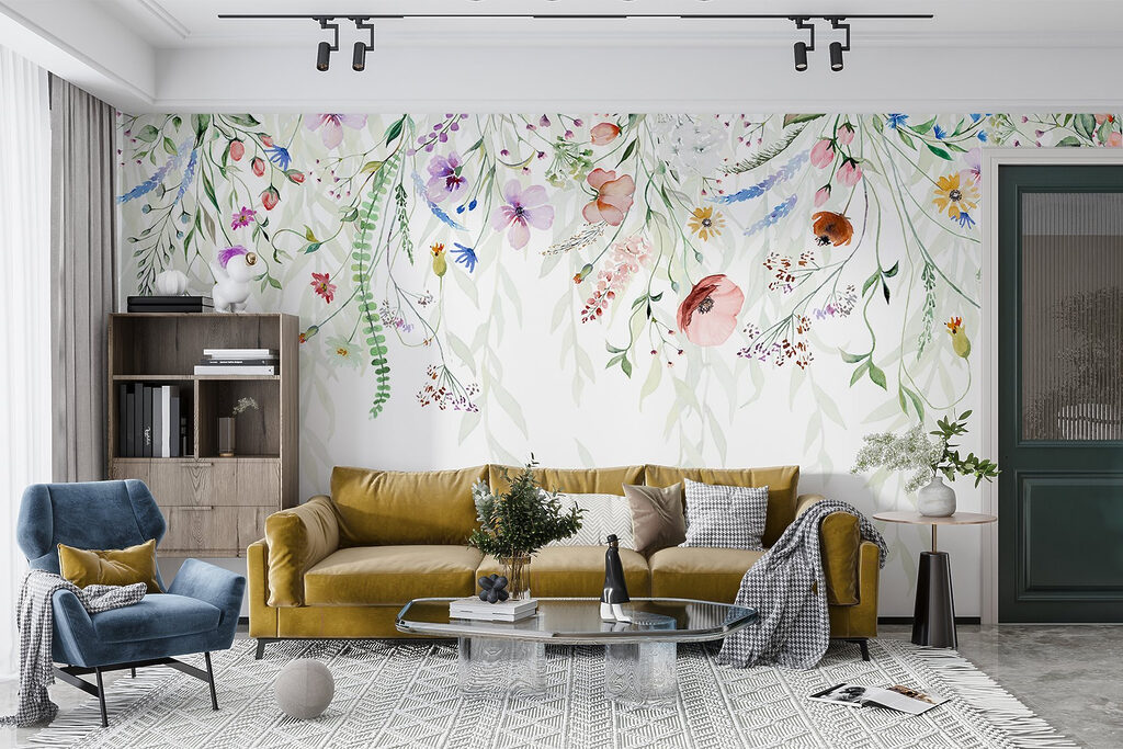 Ramagem de flores coloridas — interior 6