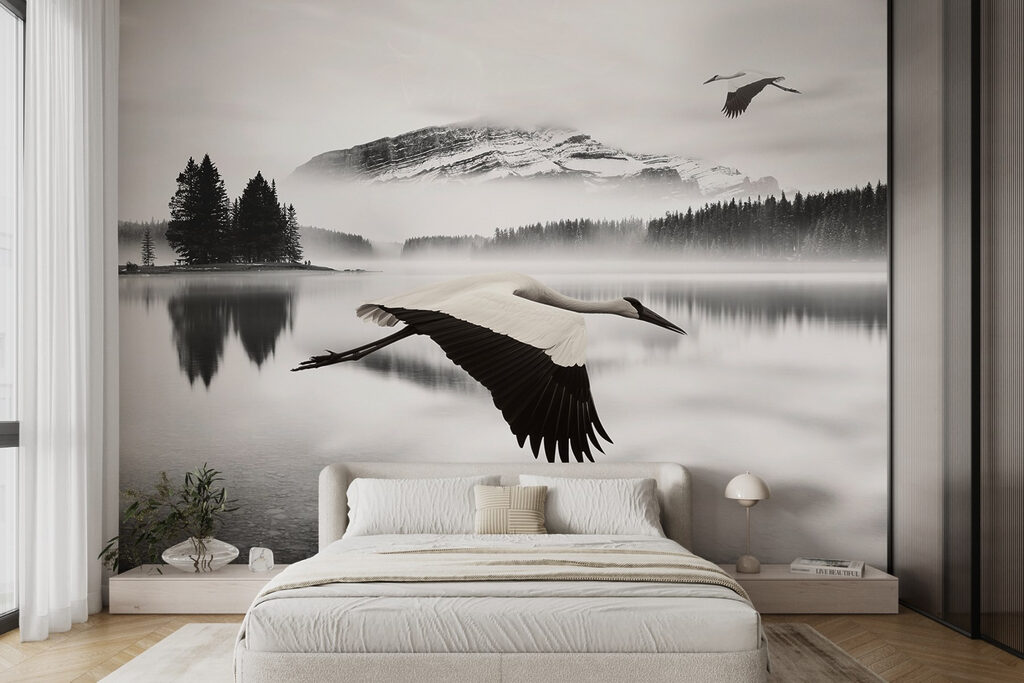 Aves sobre água — interior 3