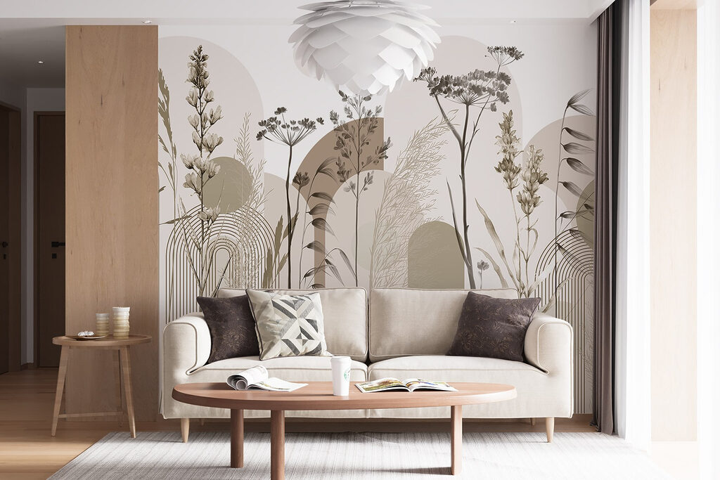 Gramíneas entre formas arredondadas — interior 6