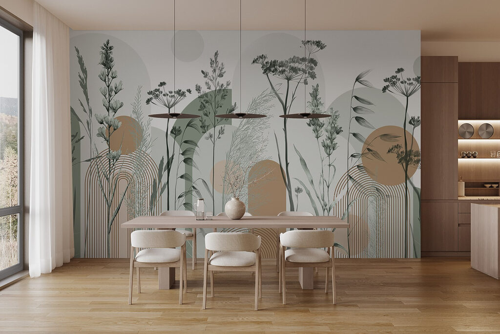 Gramíneas entre formas arredondadas — interior 7