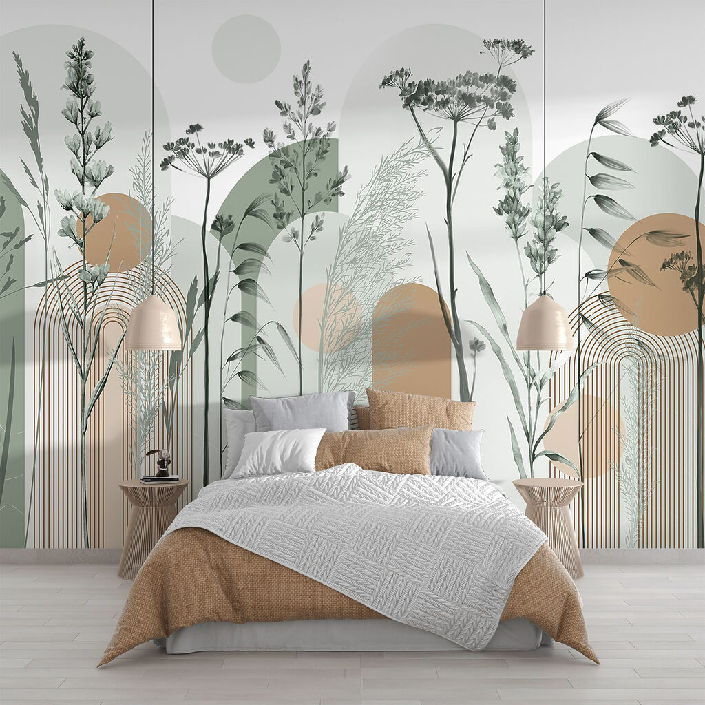 Gramíneas entre formas arredondadas — interior 2