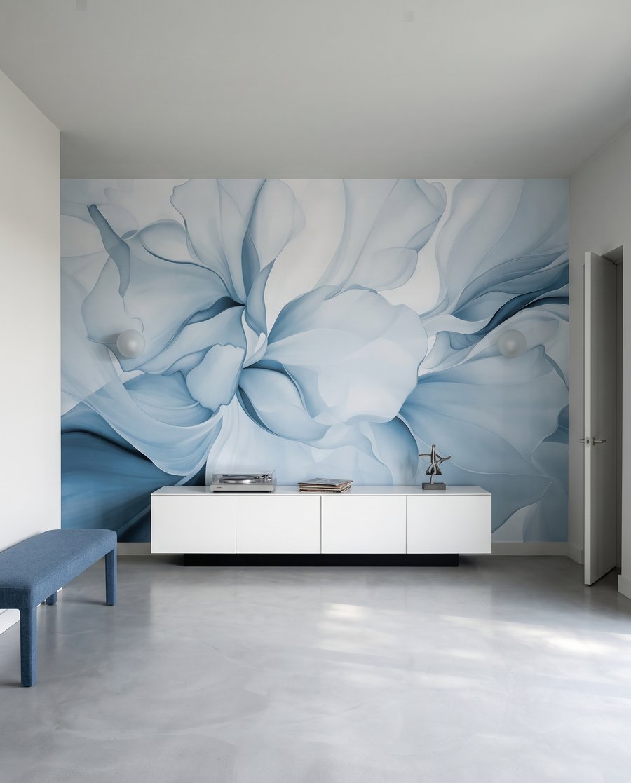Flor de pétalas translúcidas — interior 4