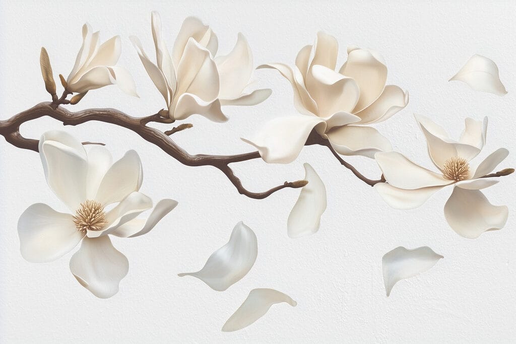 Ramo cruzado de flores — design completo
