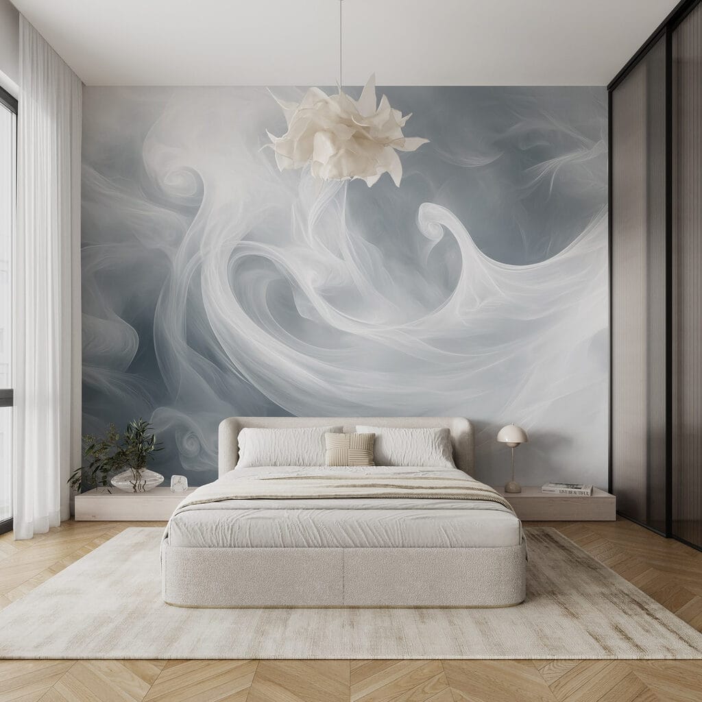 Ondas brancas de fumo — interior 2