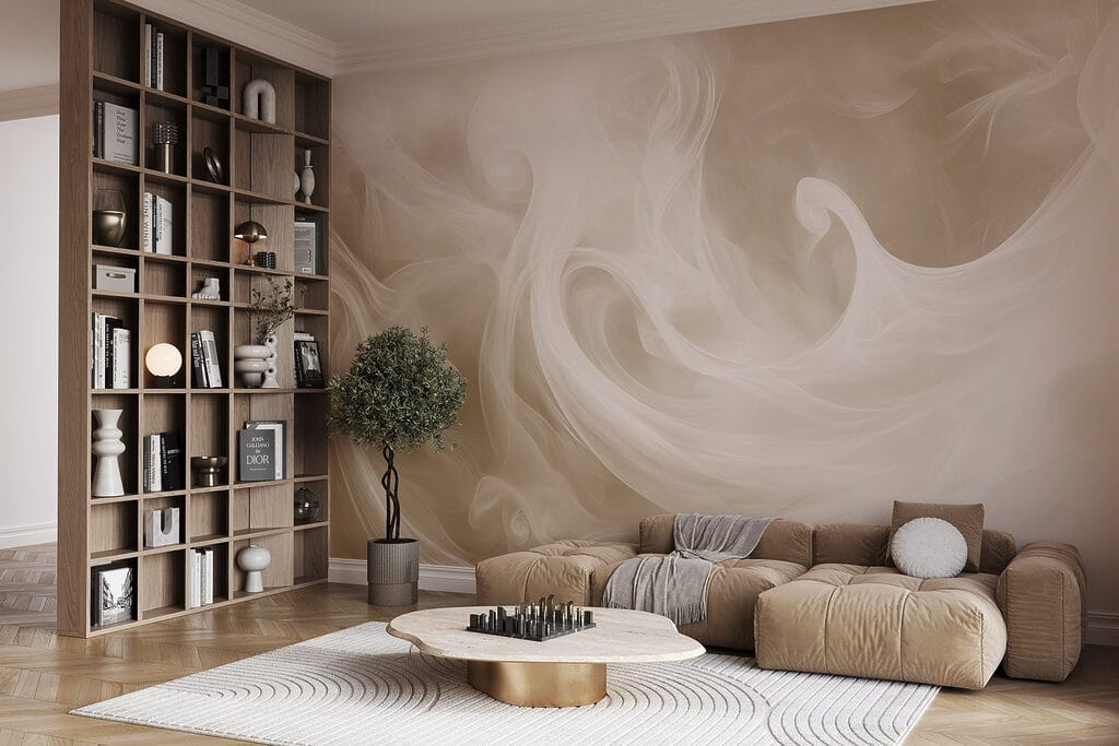Ondas brancas de fumo — interior 2