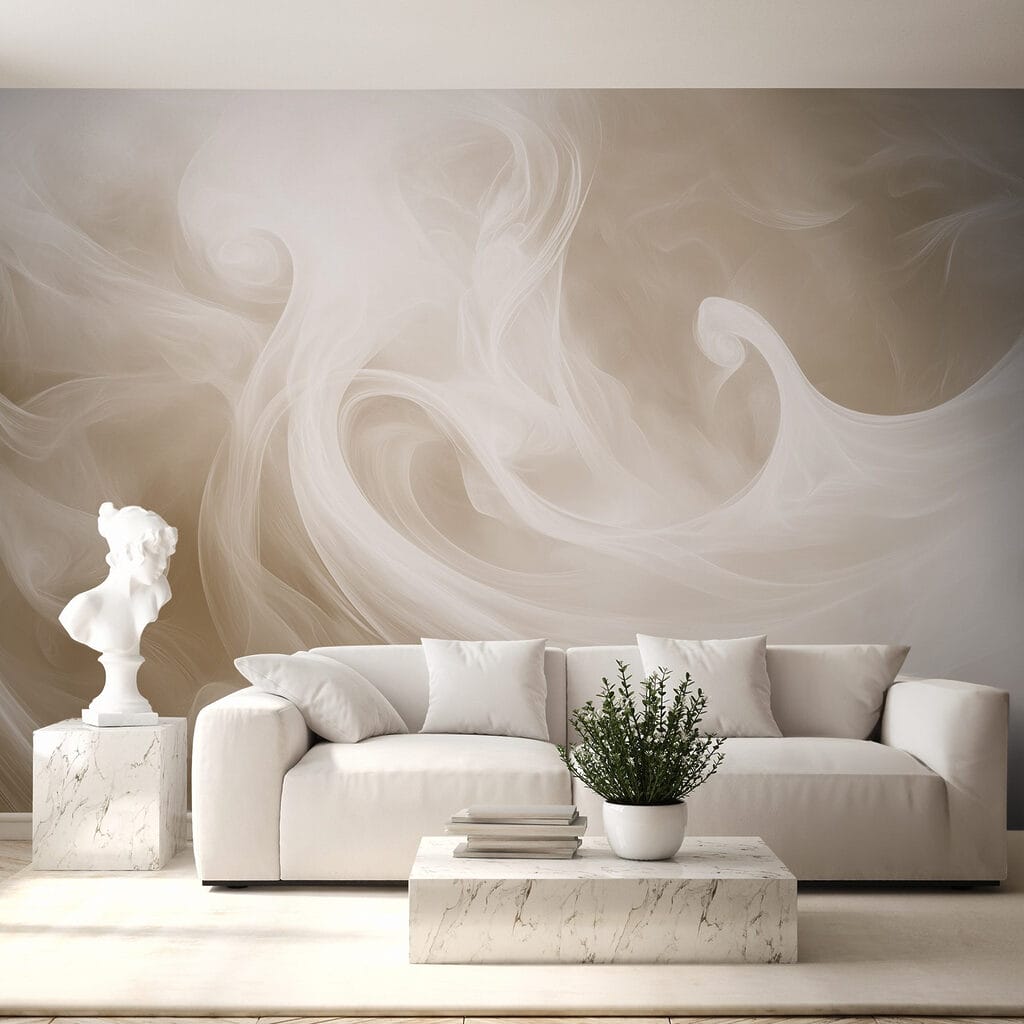Ondas brancas de fumo — interior 3