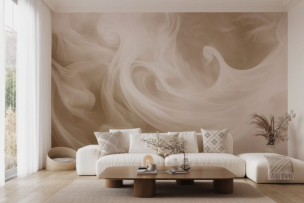 Ondas brancas de fumo — interior 4