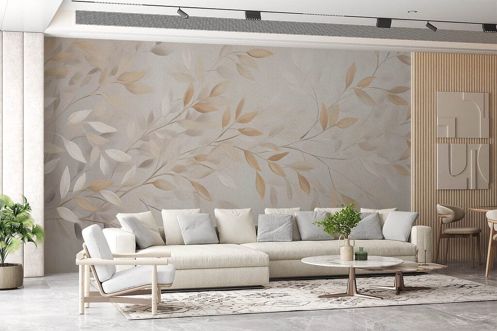 Ramos bege em cinzento — interior 3