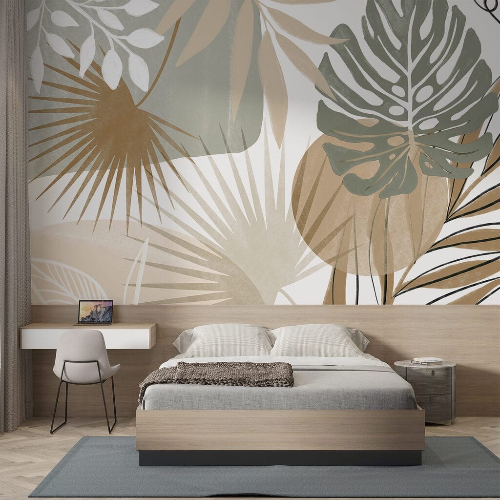 Folhas tropicais gráficas — interior 3
