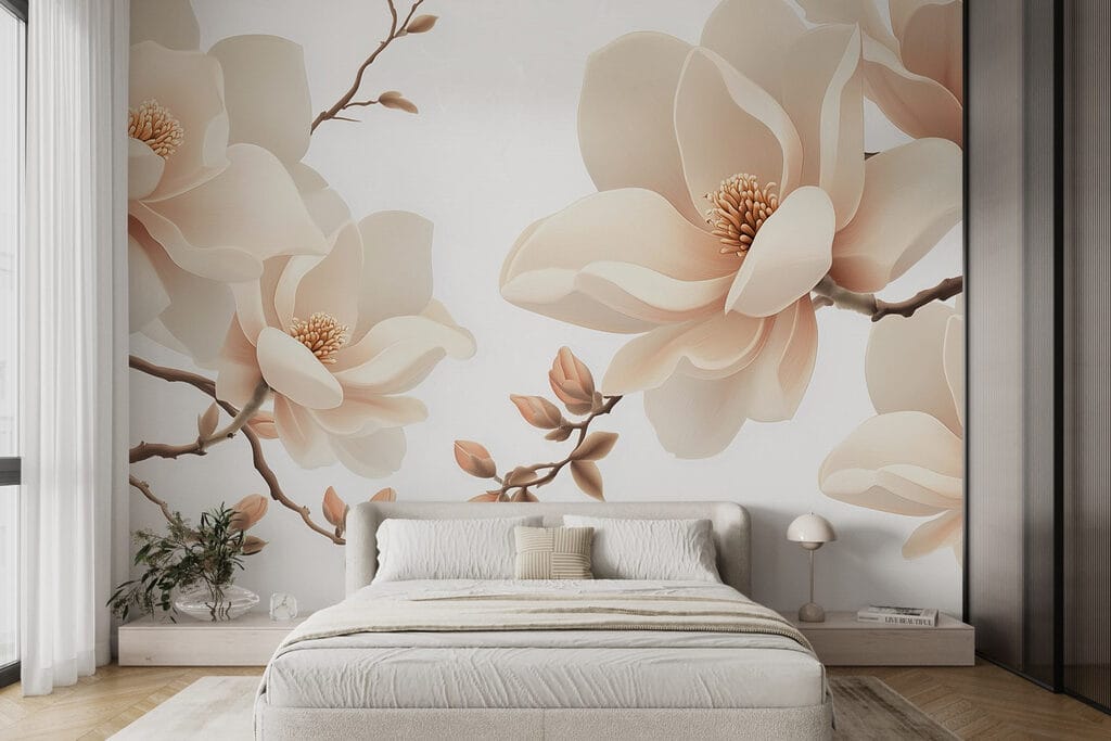 Flores creme num ramo — interior 2