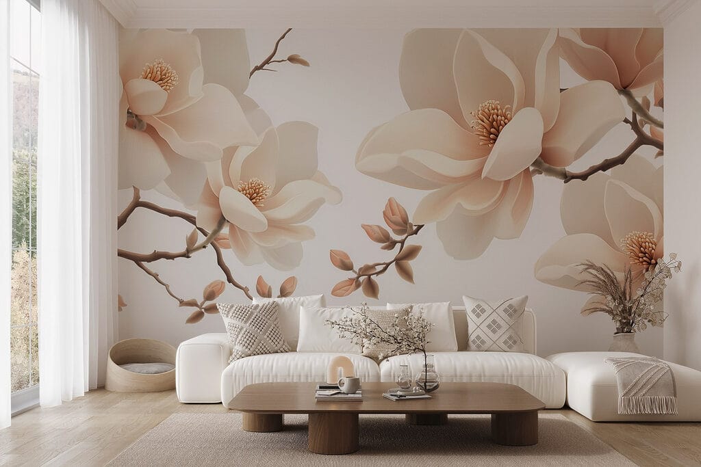 Flores creme num ramo — interior 4