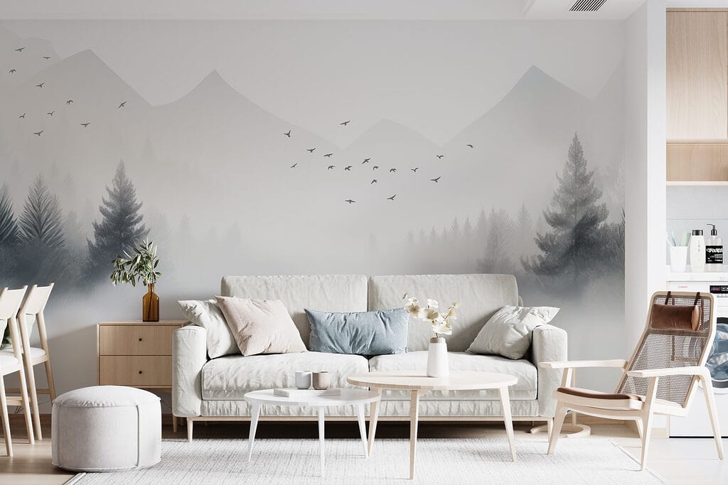 Aves sobre montanhas calmas — interior 2
