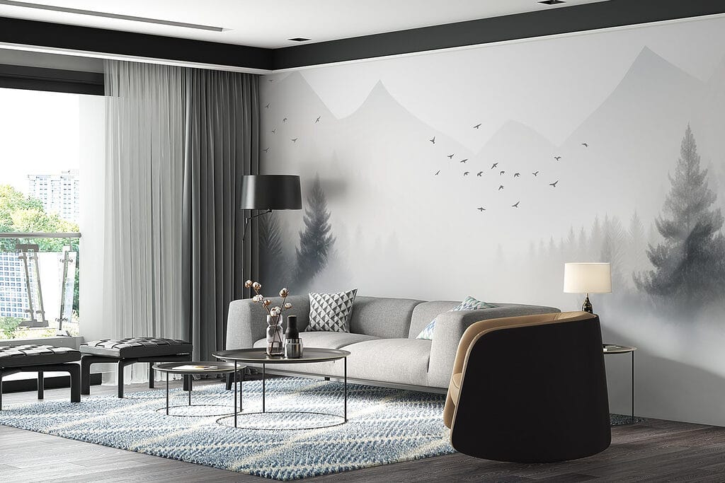 Aves sobre montanhas calmas — interior 4
