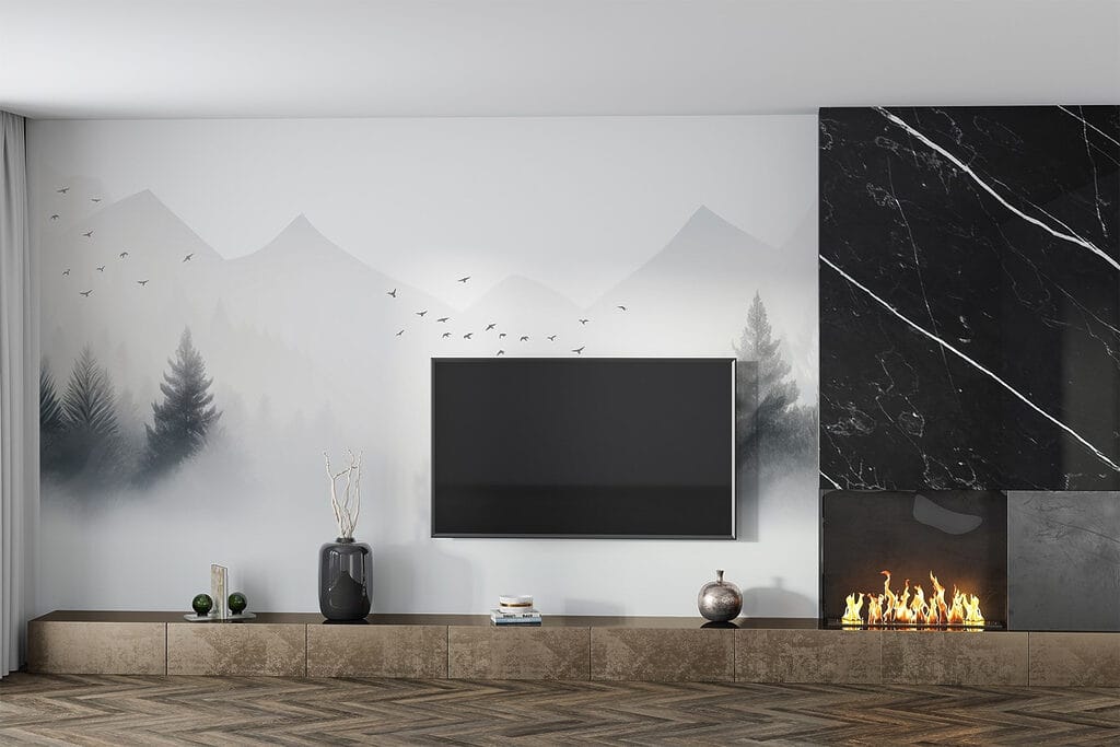 Aves sobre montanhas calmas — interior 5