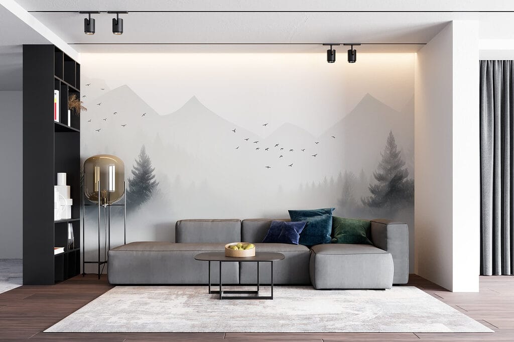 Aves sobre montanhas calmas — interior 7