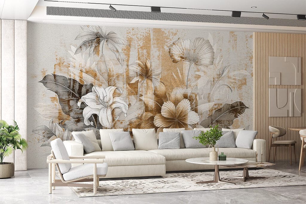 Flores sobre cores gastas — interior 4