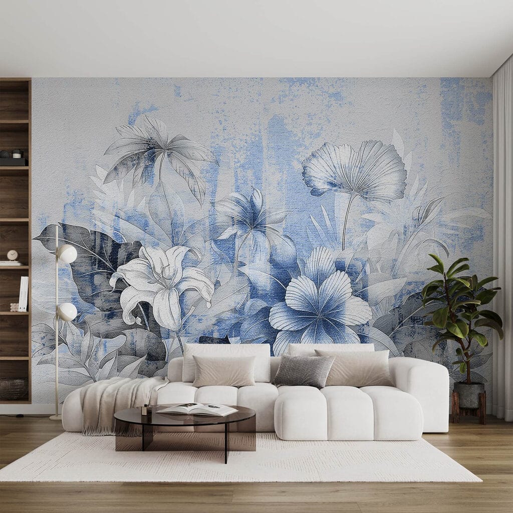 Flores sobre cores gastas — interior 2